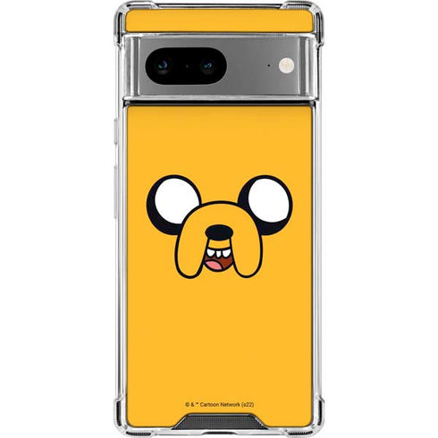 Adult Swim Adventure Time Jake The Dog Google Pixel 8a Clear Case